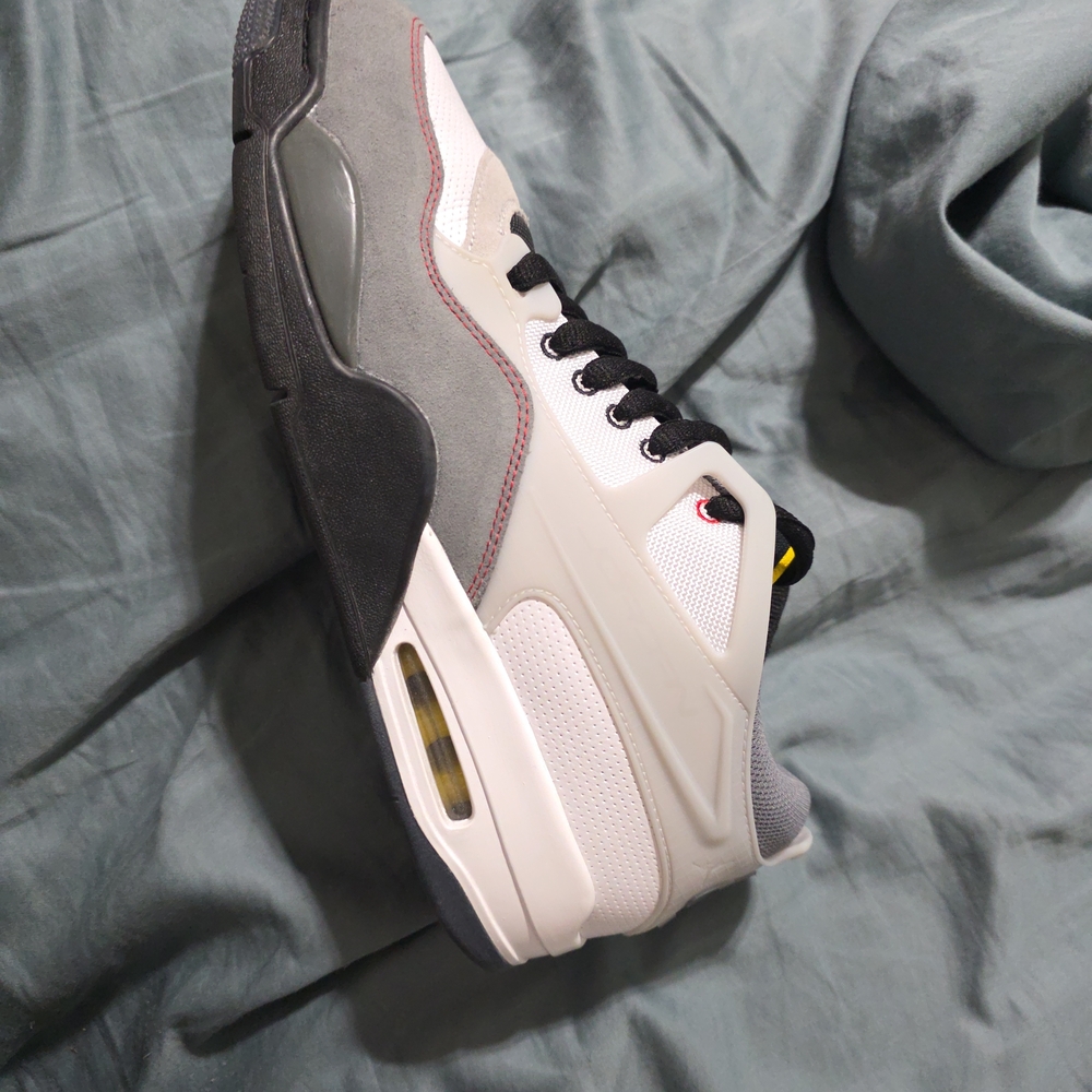 Jordan Athletic Shoes in Gray, Black, and White